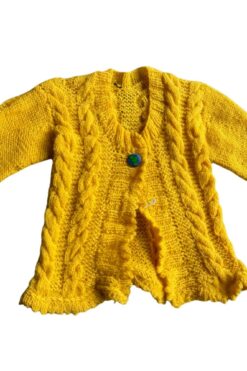 Vintage Cable Knit Cardigan - 6-12 months