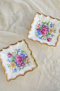 SOLD Bell Fine Bone China Trinket Dish - Set of 2