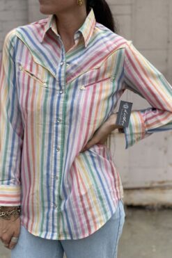 Hotbox-Vintage-South-Pasadena-California-70s-80s-Western-Snap-Button-Up-Shirt-Gold_4875 Large
