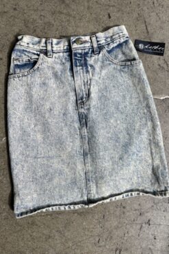 Hotbox-Vintage-South-Pasadena-California-80s-FORENZA-Acid-wash-denim-skirt-_6432 2 Large