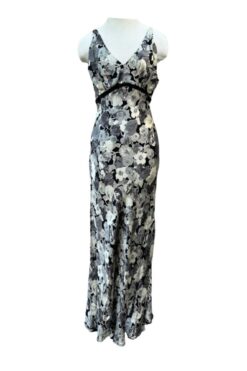 Vintage 1990s BETSEY JOHNSON Bias Cut Floral Dress - S