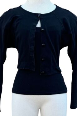 Vintage BETSEY JOHNSON Punk Label Cardigan Set - Medium