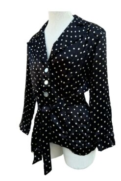 Vintage Betsey Johnson Polka Dot Jacket - M
