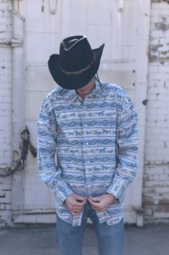 SOLD Vintage Pendleton Horses Western Snap