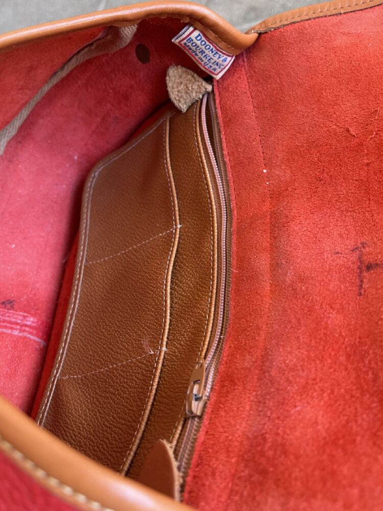 Dooney & Bourke Large Equestrian Bag / All Weather Leather