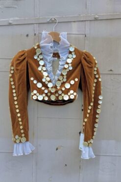 Vintage Velvet Edwardian Jacket - XS