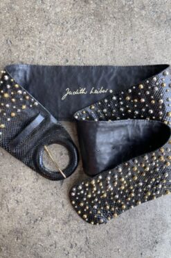 Vintage Judith Leiber Studded Belt - S/M
