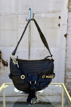 Y2K Juicy Couture Leather Shoulder Bag