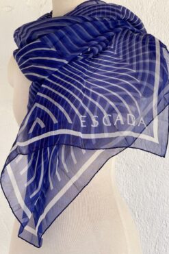 Hotbox-Vintage-South-Pasadena-California-Large-Escada-Silk-Chiffon-Blue-Scarf-Oversized-_9751 Large