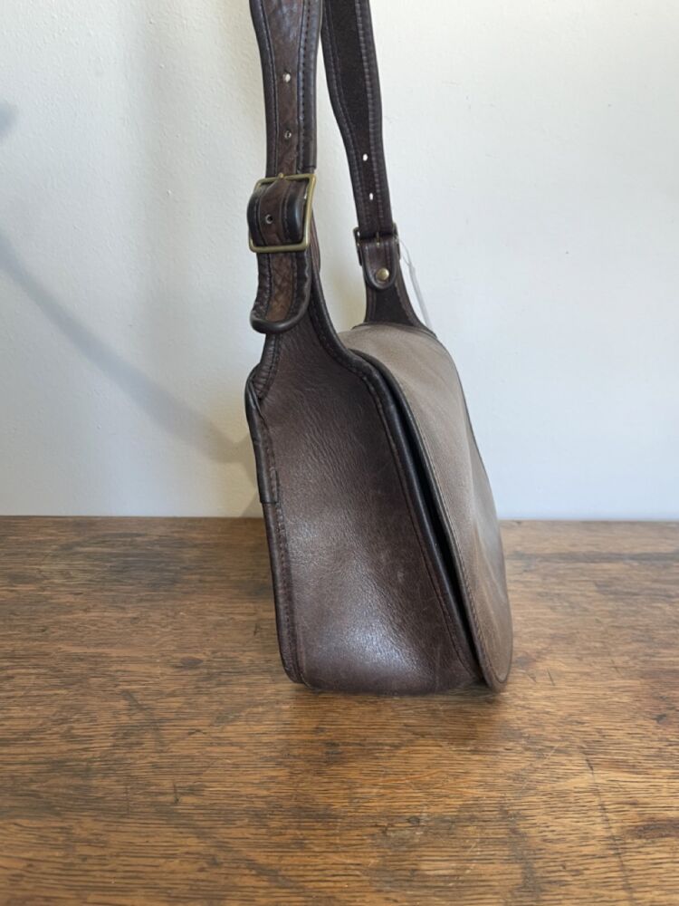 Vintage COACH Patricia Legacy Chestnut Saddle Bag