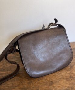 Minimalist Saddle Bag Medium Flap Silver