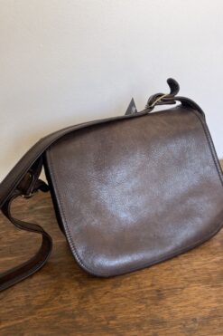 Vintage COACH Patricia Legacy Brown Saddle Bag