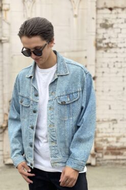 SOLD Vintage 90s Lee Light Wash Denim Jacket - M