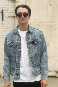 Vintage 90s Lee Mid Wash Denim Jacket - M