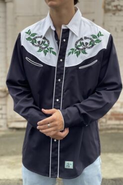 SOLD Vintage Roper Lucky Horseshoe Western Snap Shirt