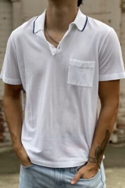 Mens HERMĒS Preppy Polo T-shirt - M/L