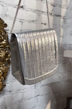 Vintage 90s Metallic Satin Mini Bag