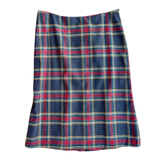 Hotbox-Vintage-South-Pasadena-California-Moschino-Plaid-Skirt-