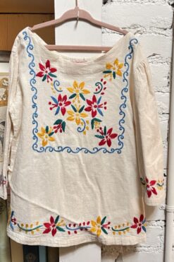 Vintage Kids Embroidered Smock Top -  6T
