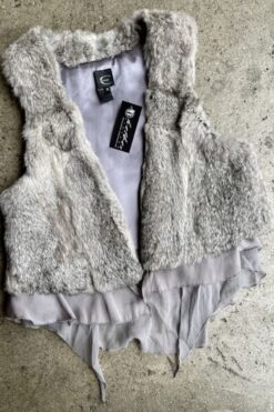 Vintage ROBERTO CAVALLI Fur Vest - S/M