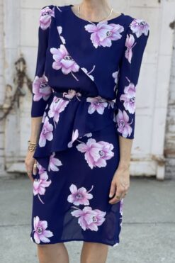 Vintage 80s Charlee Allison Dress - S/M