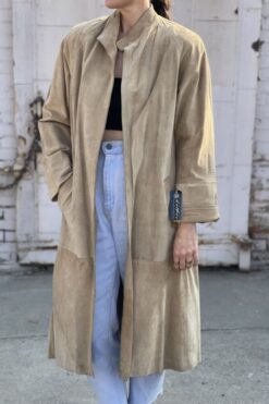 Vintage 70s Leathercraft Long Suede Jacket - M/L