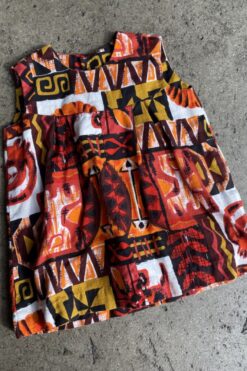Vintage Kids Hookano Batik Print Dress - 4T
