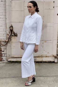 Vintage Esprit White Cotton Denim Set – Small/Medium