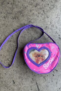 Vintage 90s Barbie Heart Bag