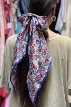Vintage Oscar De La Renta Paisley silk scarf
