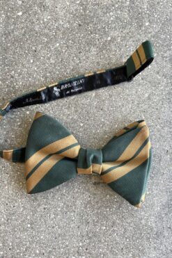Vintagev 70s Striped Bow-Tie