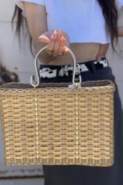 Vintage Woven Handbag