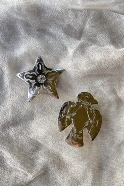 Vintage Thunderbird and Star Button Covers