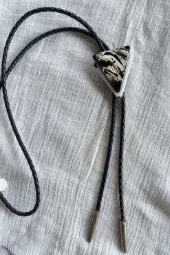 SOLD Vintage Double Triangle Bolo Tie