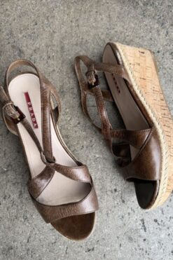 Alternative view of Prada Platform Wedge Shoes 7