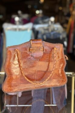 50s Alligator Purse and Coin Pouch Set