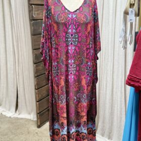 8367 Floral Print Kaftan