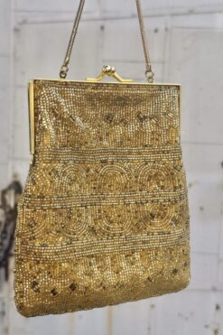 Alternative view of 90s Hillard and Hanson Beaded Clutch