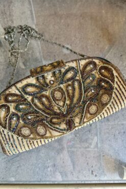 y2k beaded clutch 6073