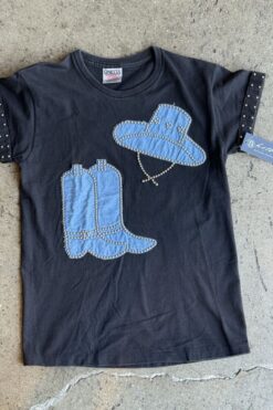 1990s Studded Glam Cowboy T-Shirt