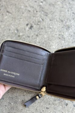 Comme Des Garcons Leather Zip Wallet