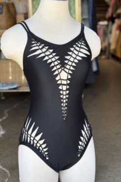 2000s Galliano Dior Braided Cutout Swimsuit