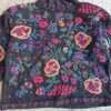 Vintage 1990s Chunky Knit Floral Knit Sweater - Small