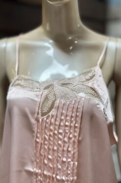 80s Jayre Bow Lace Slip Dress