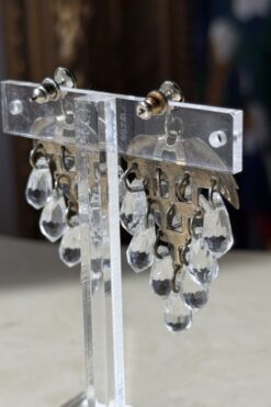 Alternative view of Vintage Crystal Grapes Earrings