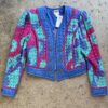 Vintage Jeanne Marc Quilted Cardigan Jacket - S