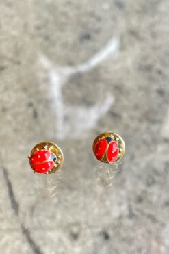Mini Ladybug Love Pins - Set of 2