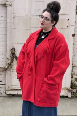 Hotbox-Vintage-South-Pasadena-California-Vintage-Large-Fleece-Fringe-Coat-_6933 Large