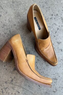 Vtg. Nine West Block Heel Loafer Size 8