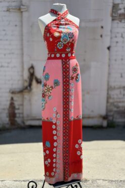 70s Halter Dress by Paganne Gene Berk